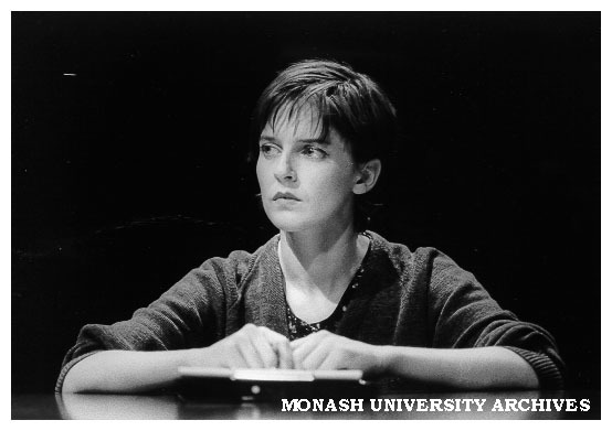 Elizabeth Maywald in 'Oleanna'