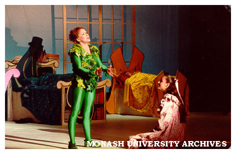 Scene from 'Peter Pan' with Geraldine Morrow as Peter