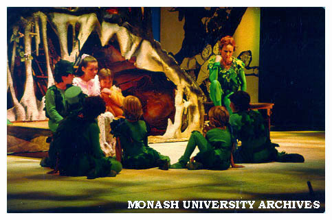 Scene from 'Peter Pan' with Geraldine Morrow as Peter