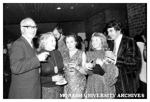 Guests at the opening night of 'Puckoon"