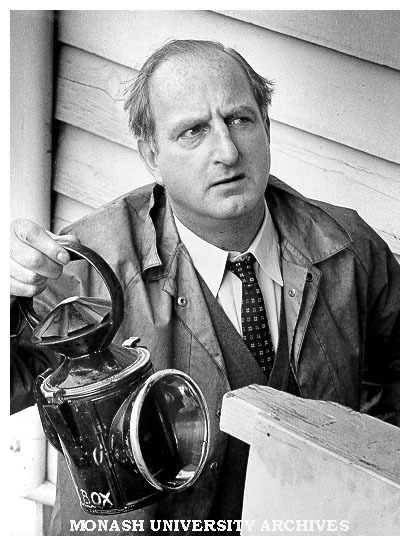 Scene from 'The Signalman's Apprentice'. John Frawley as Albert