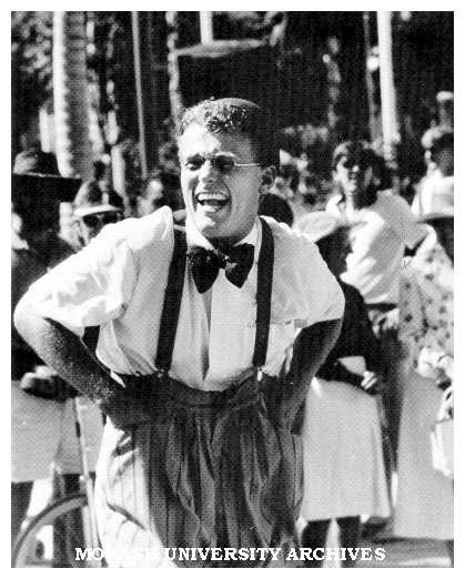 Christof entertaining at the Saturday Club