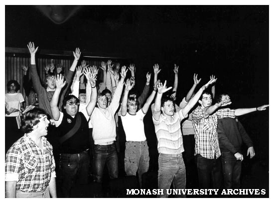 'Guys and Dolls' chorus in rehearsal