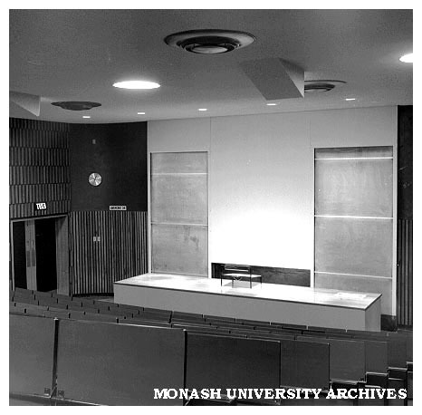 Small Physics lecture theatre interior