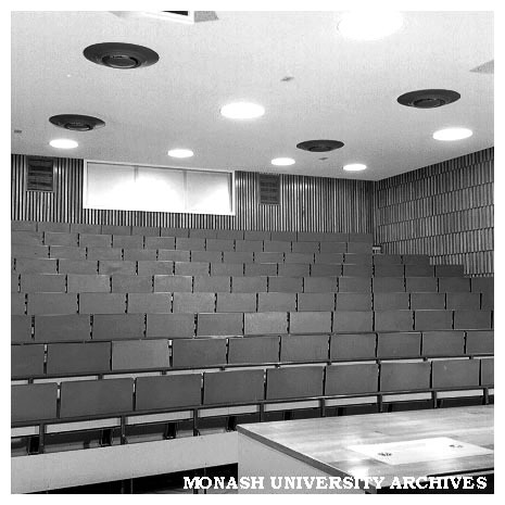Small Physics lecture theatre interior
