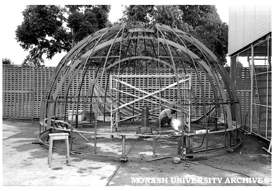 Frame for Monash Observatory dome