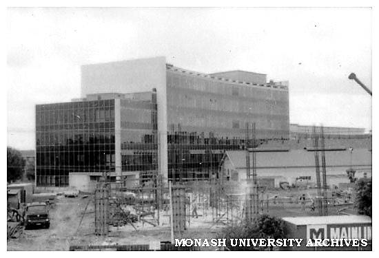 Building construction at Caulfield Institute of Technology
