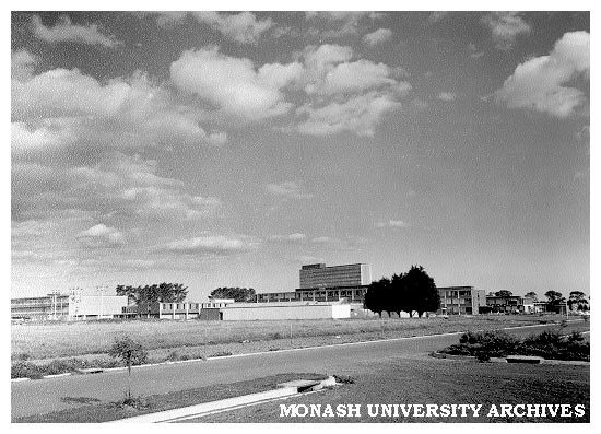 Physics building, with Menzies building in background