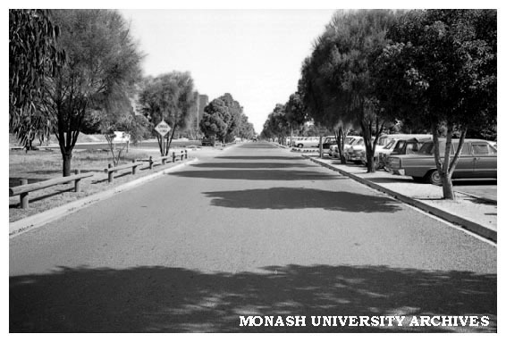 Car park near Physics building