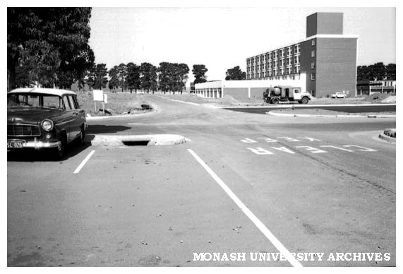 Physics building from car park