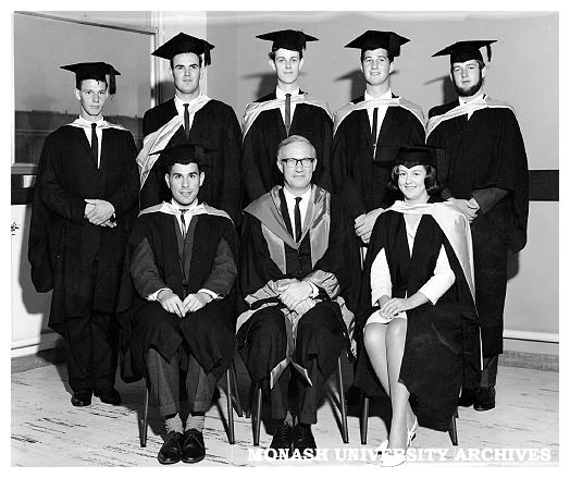 Graduating students (Bachelor of Science) April 1964