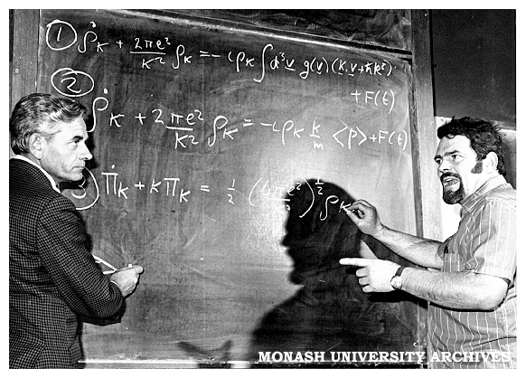 Drs Logan Francey (left) and Gordon Troup