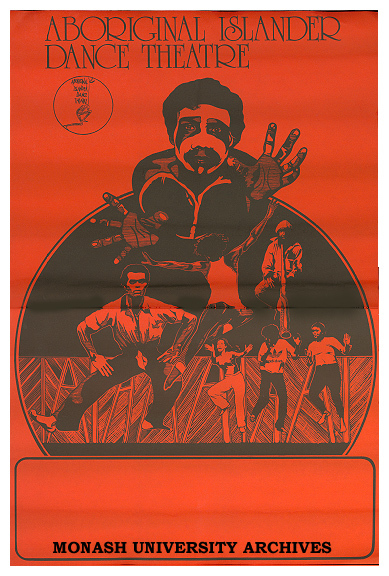 Poster for the Aboriginal Islander Dance Theatre