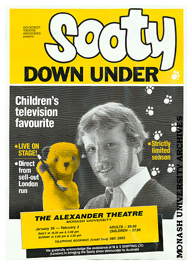 Poster for 'Sooty Down Under'