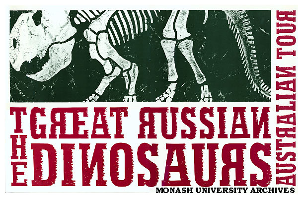 Poster for 'The Great Russian Dinosaurs - Australian Tour'