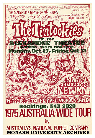 Flyer (front) for 'The Tintookies'