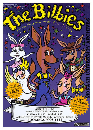 Flyer for 'The Bilbies'