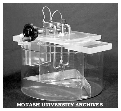 Electron polishing unit for electron microscope