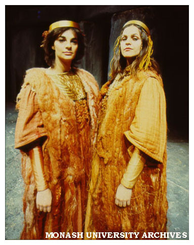 Goneril and Regan in 'King Lear' (Alexander Theatre)