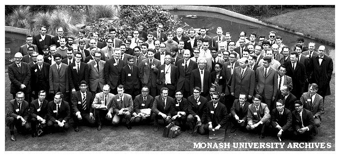 Participants in the International Symposium on electron and nuclear magnetic resonance