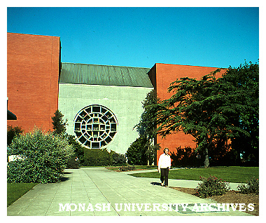 Robert Blackwood Hall showing Lindesay Clark window by Leonard French