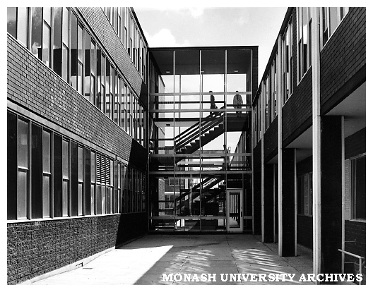 Linkage between science buildings