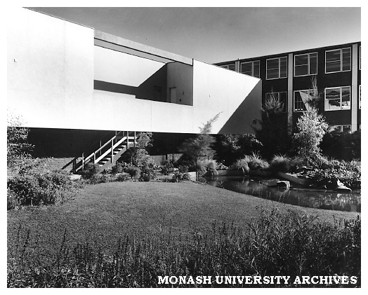 Science courtyard and western science lecture theatres