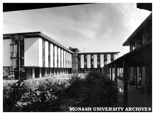Deakin Hall and covered walkway