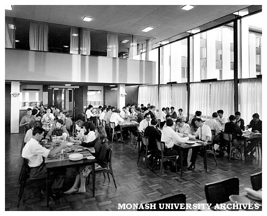 Deakin Hall dining room