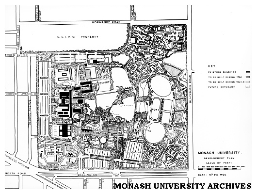Proposed plan of university site