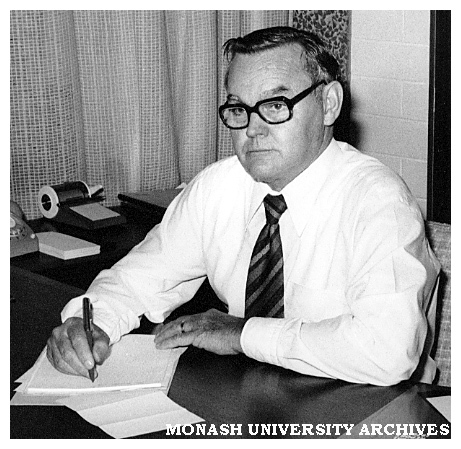 Mr Maurie Blank, Institute Secretary Caulfield Institute of Technology