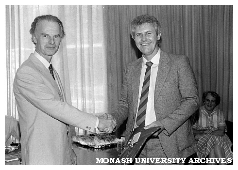 Director Mr Patrick Leary farwells Librarian Mr Patrick Condon