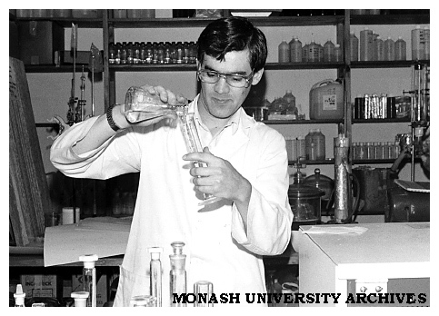 Mr Paul Freeman, Applied Science graduate and winner of 1983 Society of Chemical Industry of Victoria Student Prize