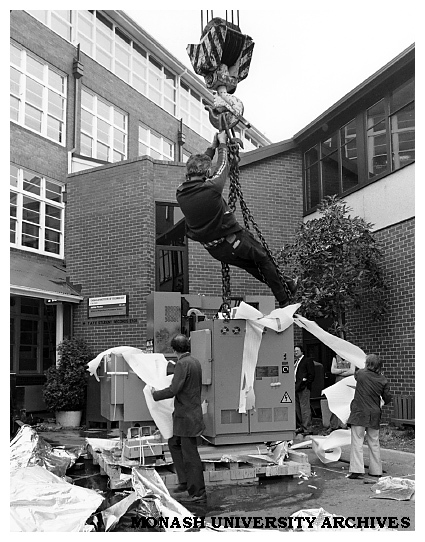 Computer controlled machine tool arriving at the department of Mechanical and Industrial Engineering