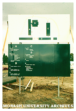 Early university sign