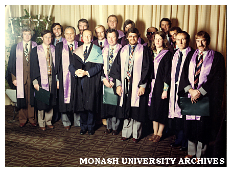 Graduate Diploma in Marketing graduates, class of 1977
