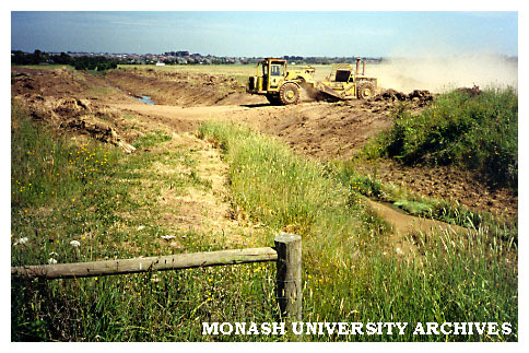 Drainage work at Berwick campus
