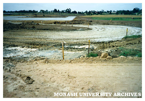 Car park construction at Berwick campus
