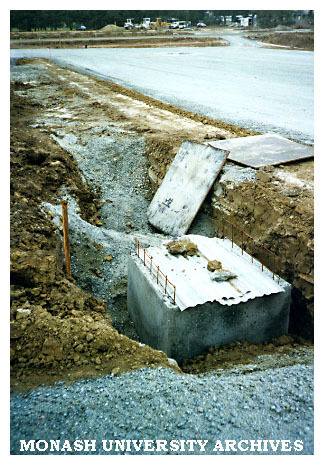 Drainage and road construction at Berwick campus