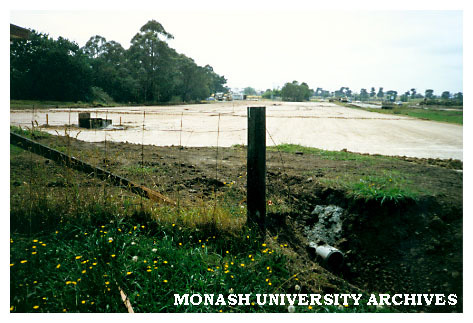Road construction at Berwick campus