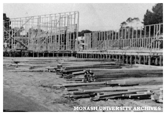 Erection of concrete veneer timber framed buildings at Frankston Teachers' College