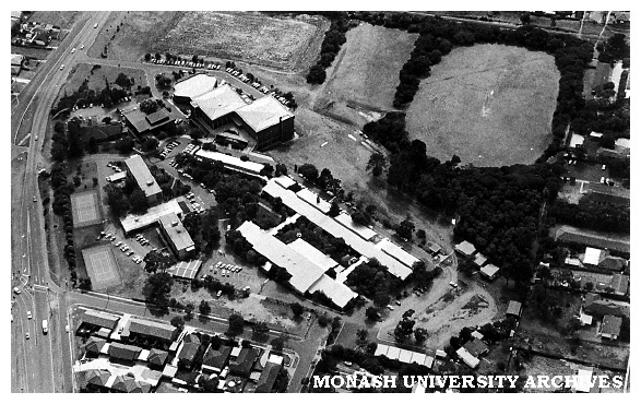 Aerial view of State College of Victoria at Frankston
