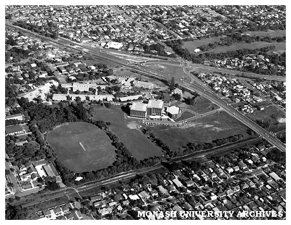 Aerial view of State College of Victoria at Frankston