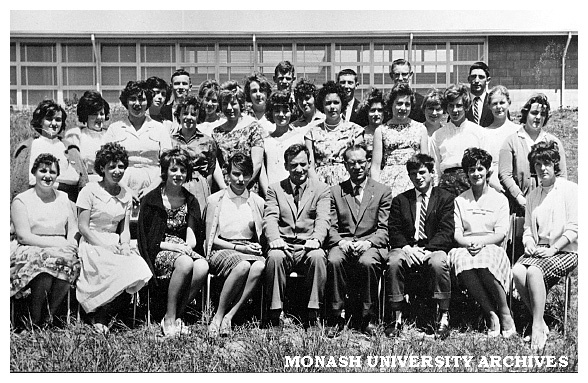 First year students (Group A1), Trained Primary Teachers' Certificate course, Frankston Teachers' College