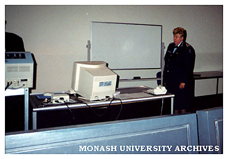 Police Chief Commissioner Ms Christine Nixon delivering lecture to public relations students at Berwick campus
