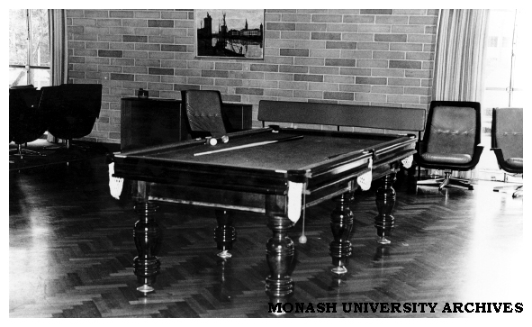 Interior of student residence, State College of Victoria, Frankston