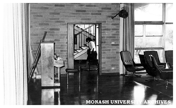 Interior of student residence, State College of Victoria Frankston