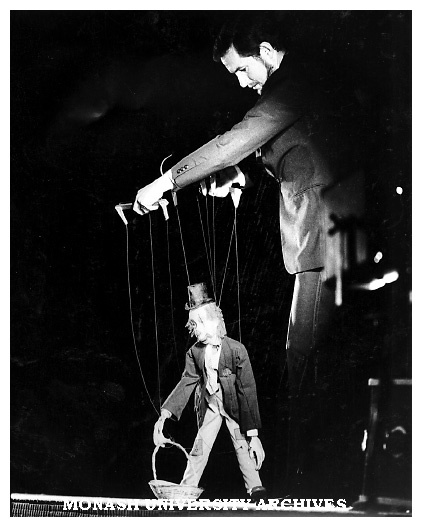 Phillip Edmiston and marionette