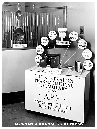 Australian Pharmaceutical Formulary exhibit at the Medical Trades Exhibition
