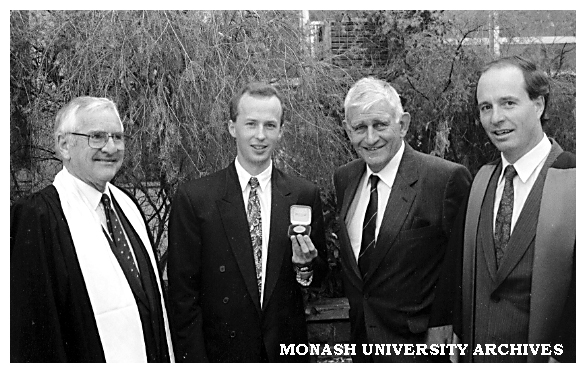 Pharmacy Gold Medal winner Jason Hosemans (second left)